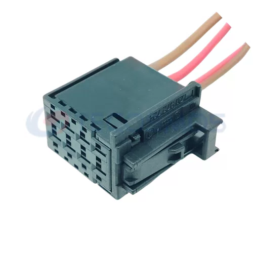 Auto Parts Automotive Waterproof Wire Harness Connector for VW AUDI 8-Pin Female 1Z0972724 - image 2